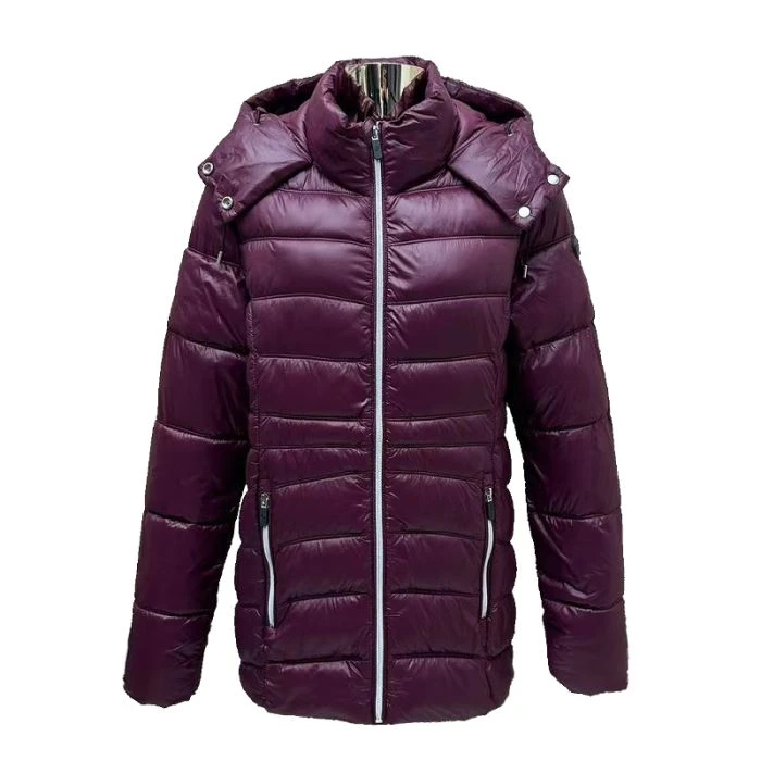 Women's Padded Jacket With Hood Green
